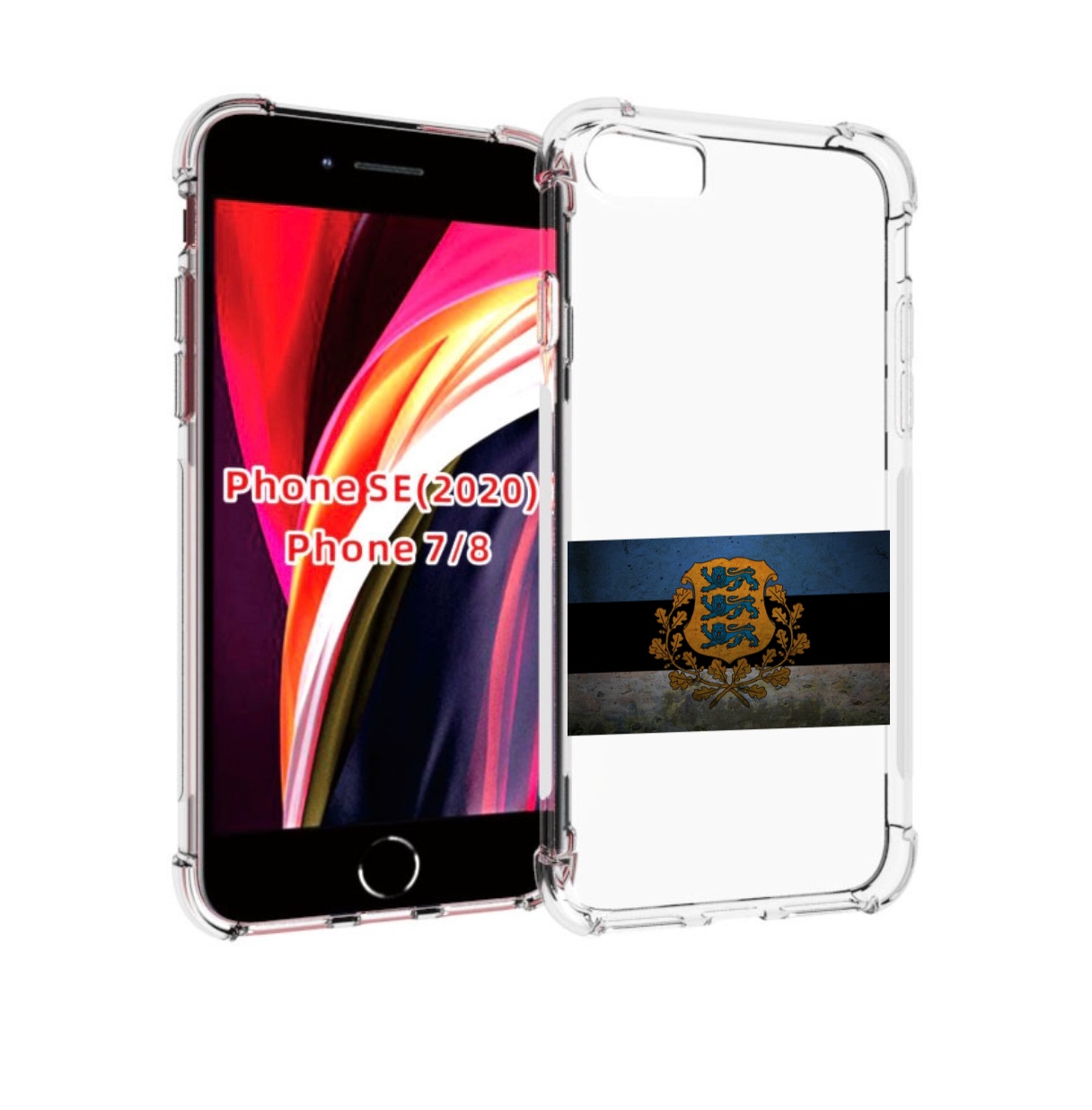 

Чехол MyPads герб флаг эстонии-1 для iPhone 7 4.7 / iPhone 8 / iPhone SE 2 (2020), Прозрачный, Tocco