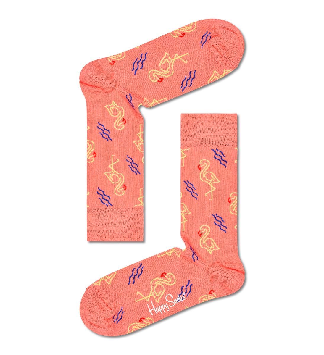 

Носки унисекс Happy Socks FAM01 оранжевые 29, Оранжевый, FAM01