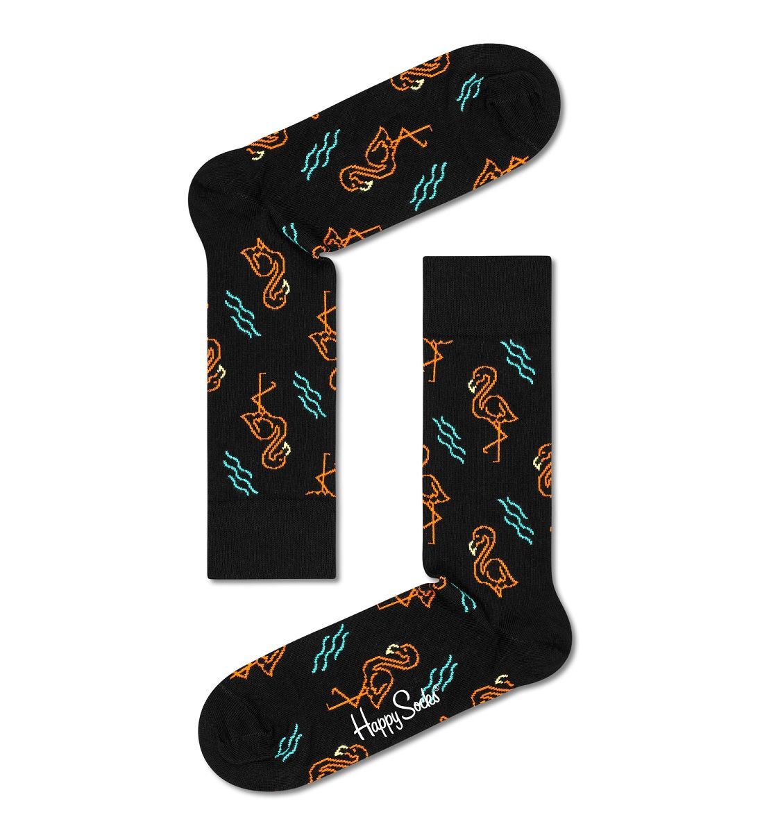 

Носки унисекс Happy Socks FAM01 черные 25, Черный, FAM01