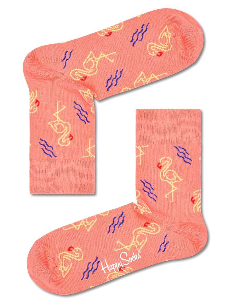 

Носки унисекс Happy Socks FAM13 розовые 29, Розовый, FAM13