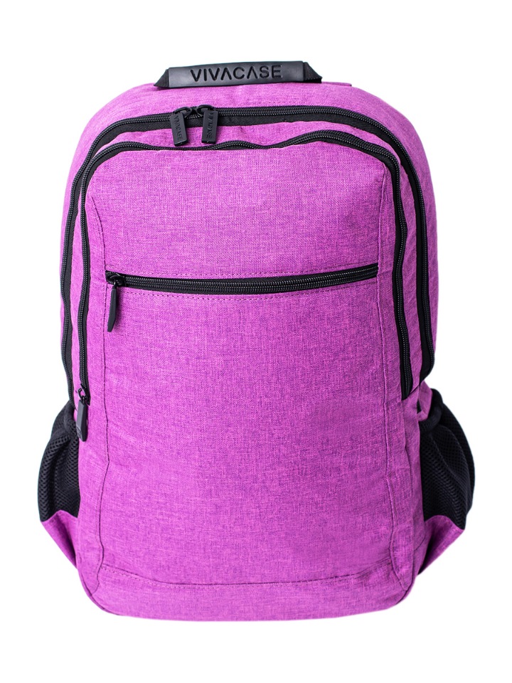 фото Рюкзак для ноутбука женский vivacase stomach 19" розовый