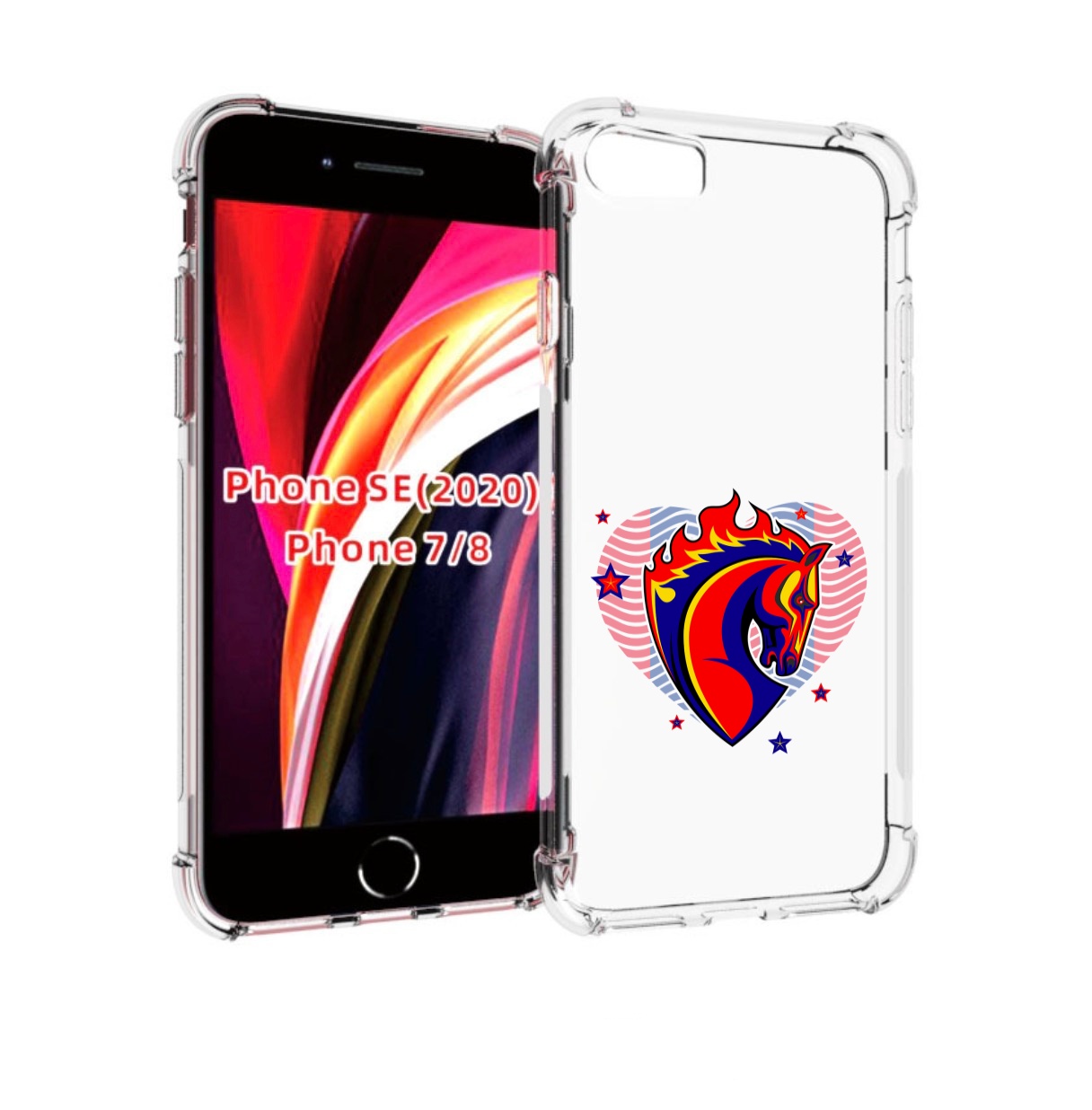 

Чехол MyPads ФК ЦСЛ Лошадь для iPhone 7 4.7 / iPhone 8 / iPhone SE 2 (2020), Прозрачный, Tocco