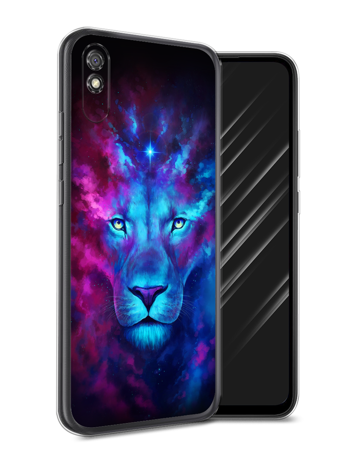 

Чехол Awog на Xiaomi Redmi 9A "Космический лев", Разноцветный, 38950-1