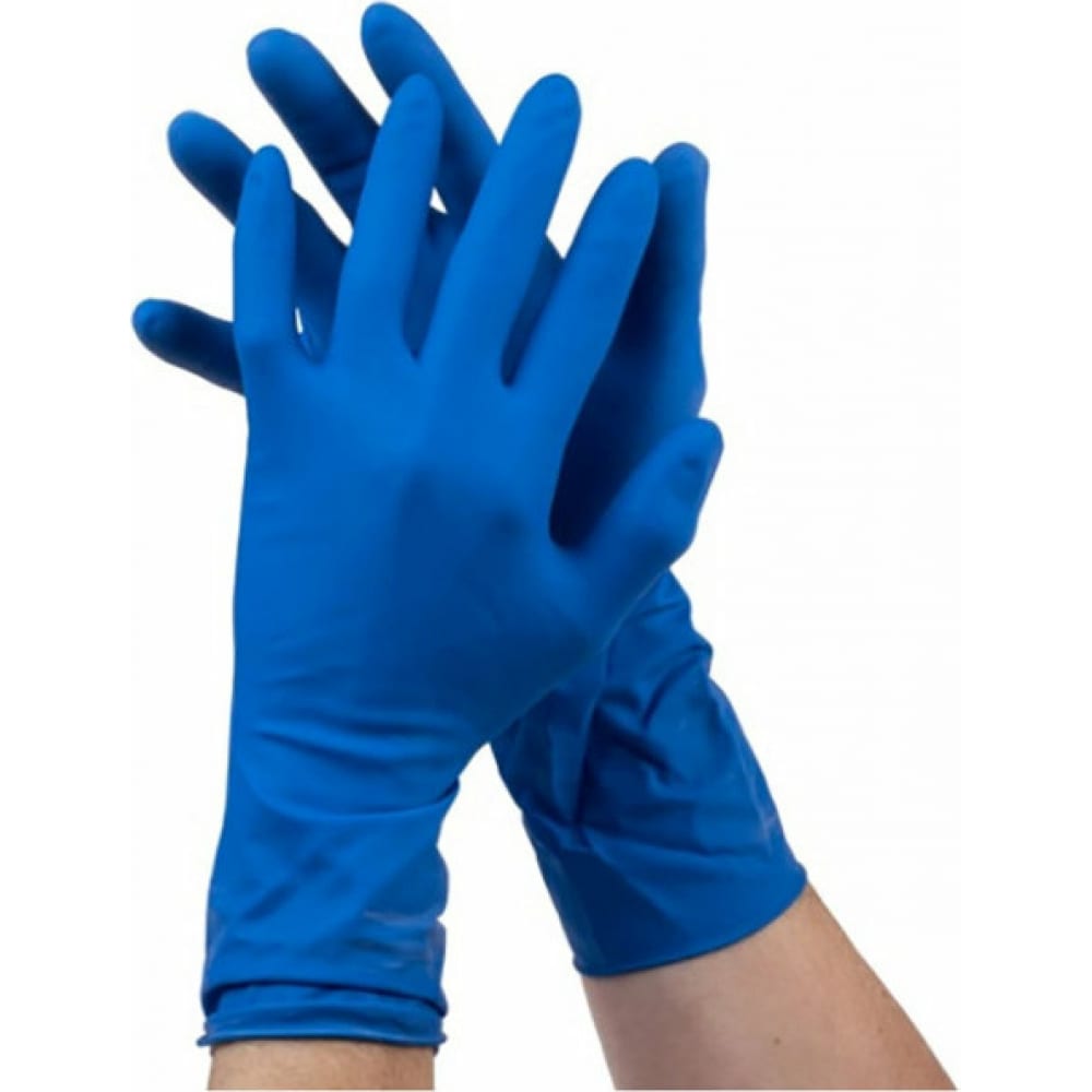 EcoLat Латексные перчатки Хозяйственные Премиум 50 шт./уп. размер M, 2326/M
