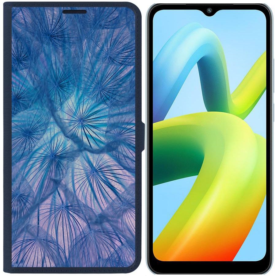 

Чехол-книжка Eco Book для Xiaomi Redmi A1+ Синий одуванчик
