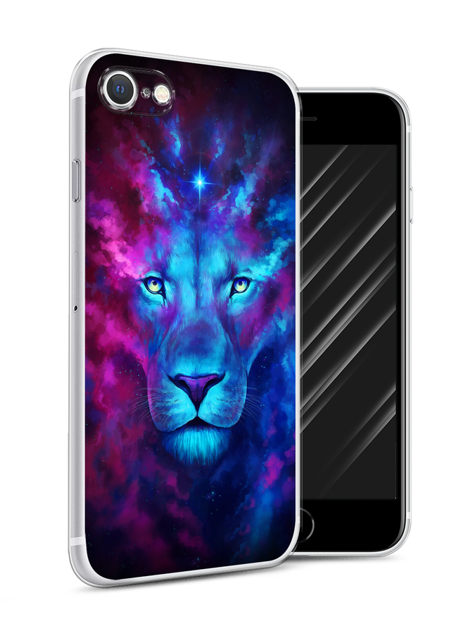 

Чехол Awog на Apple iPhone 7 / Айфон 7 "Космический лев", Разноцветный, 10650-1
