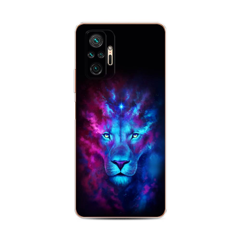 фото Чехол awog "космический лев" для xiaomi redmi note 10 pro