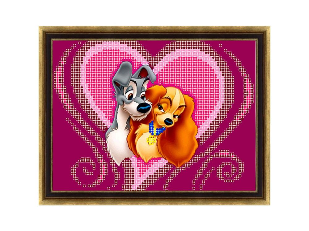 

Рисунок на ткани «LOVE»