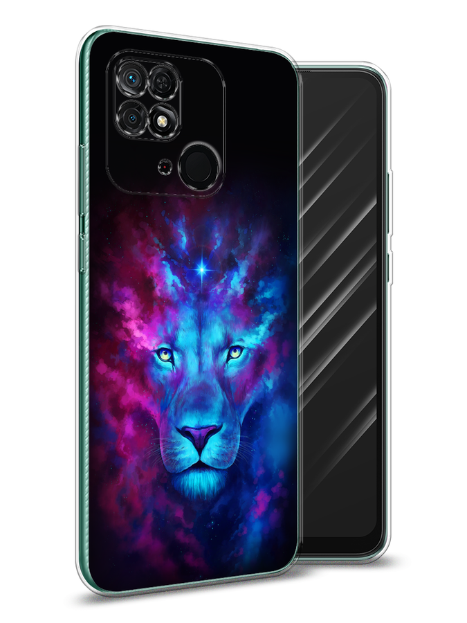 

Чехол Awog на Xiaomi Redmi 10C "Космический лев", Разноцветный, 313450-1