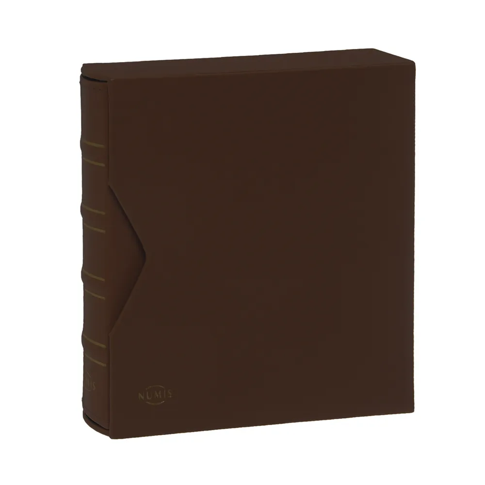 

Альбом для монет и банкнот Leuchtturm 311809 Classic Numis темно-коричневый, в футляре, 311809