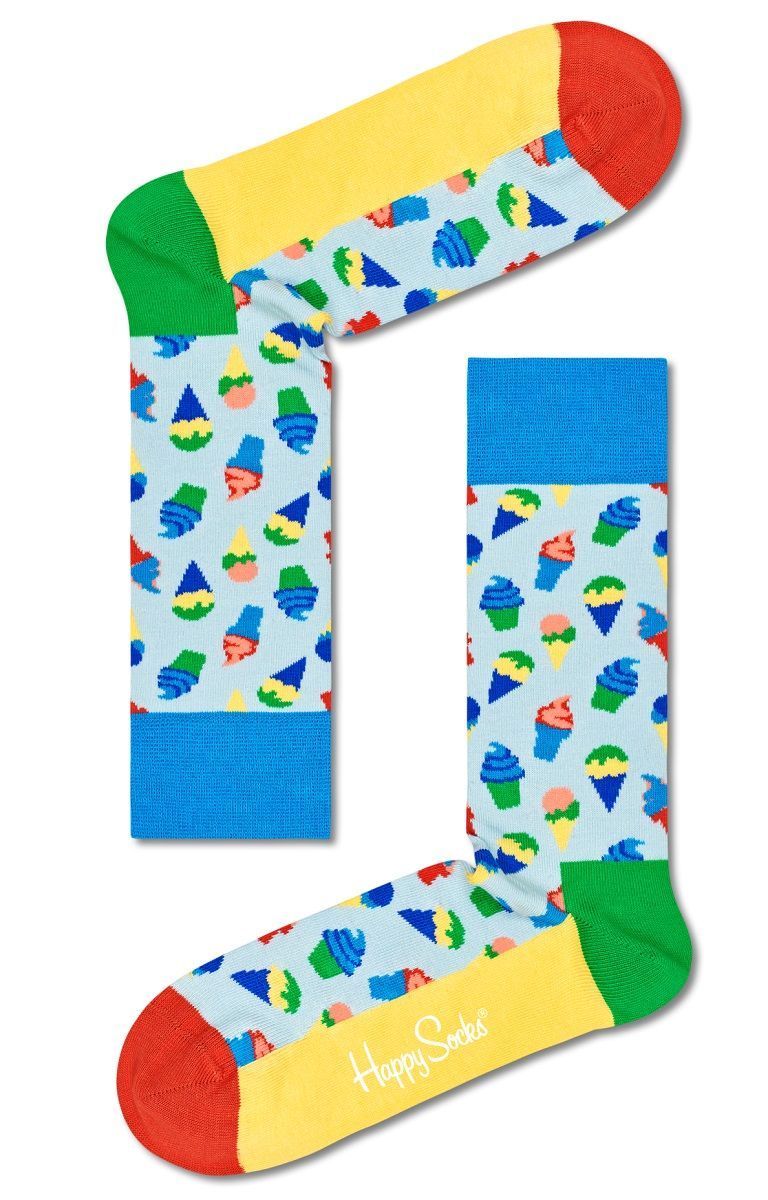 

Носки унисекс Happy Socks ICR01 разноцветные 25, Разноцветный, ICR01