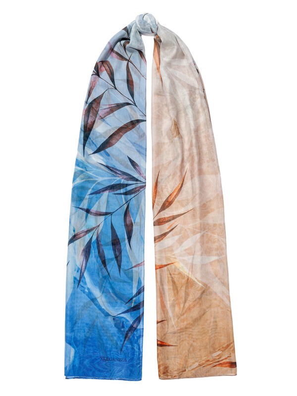 

Палантин женский Eleganzza DR22-1672 синий, 70х180 см, Синий;бежевый, DR22-1672