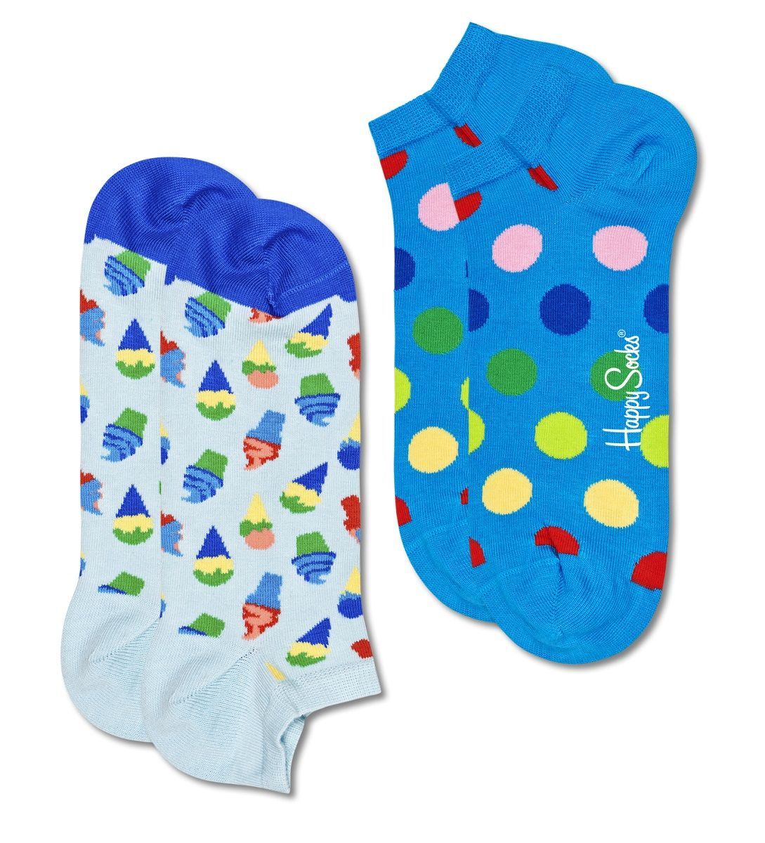 

Комплект носков унисекс Happy Socks ICR02 белый/голубой 29, ICR02