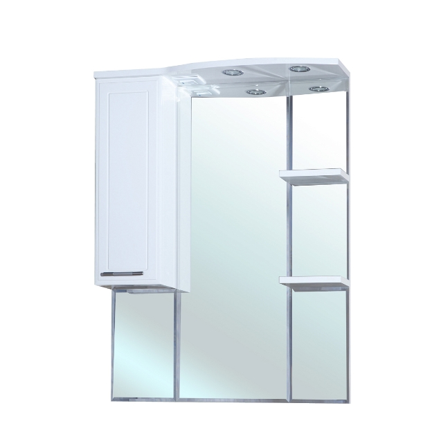 

Зеркало-шкаф Bellezza Коралл 85 L 4612014002015, Белый, Коралл