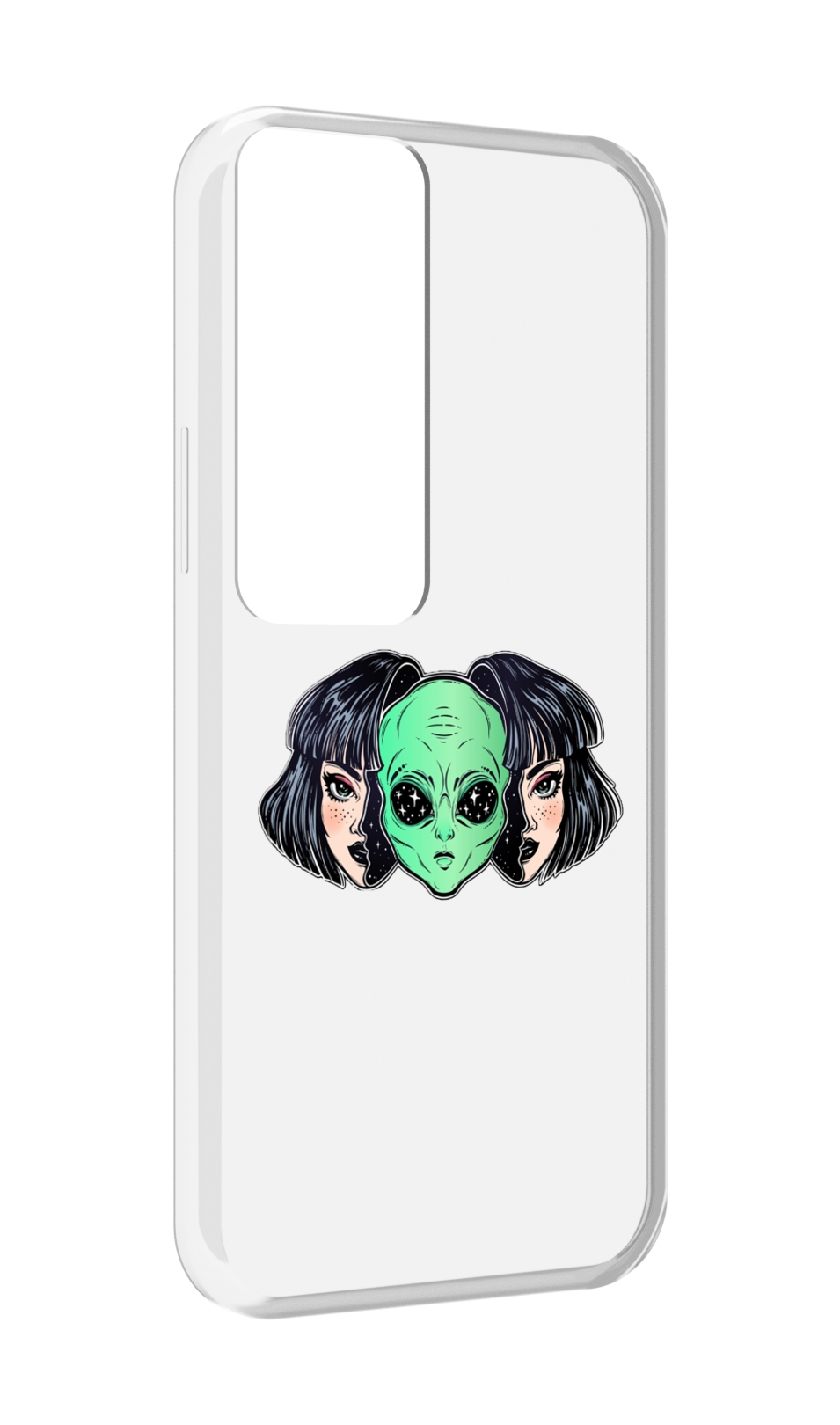 

Чехол MyPads инопланетянин в девочке женский для Tecno Pova Neo 2, Прозрачный, Tocco