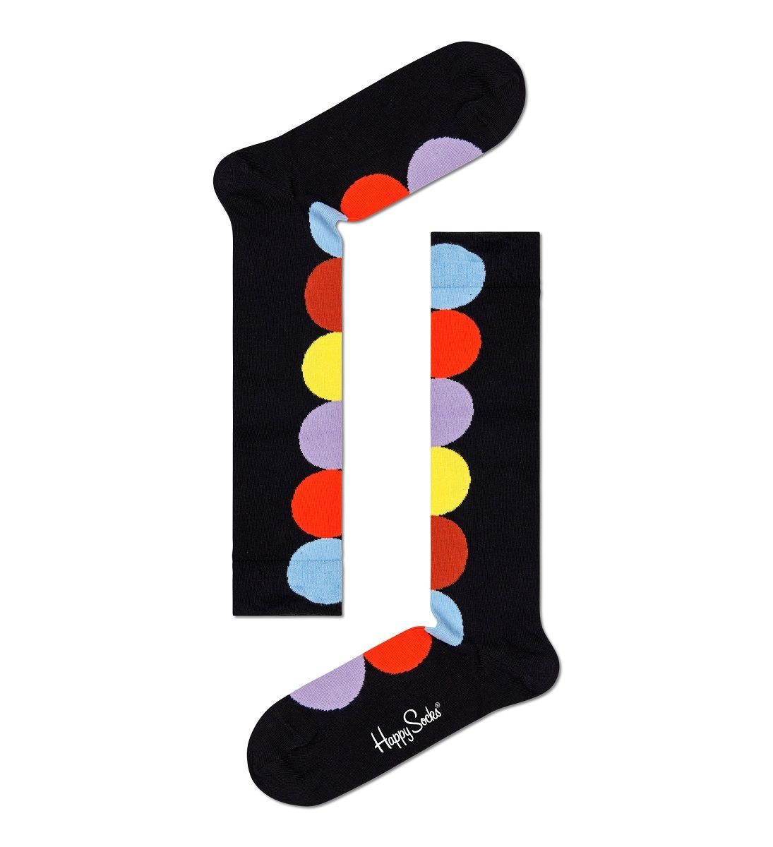 

Носки унисекс Happy Socks JUB03 черные 25, Черный, JUB03