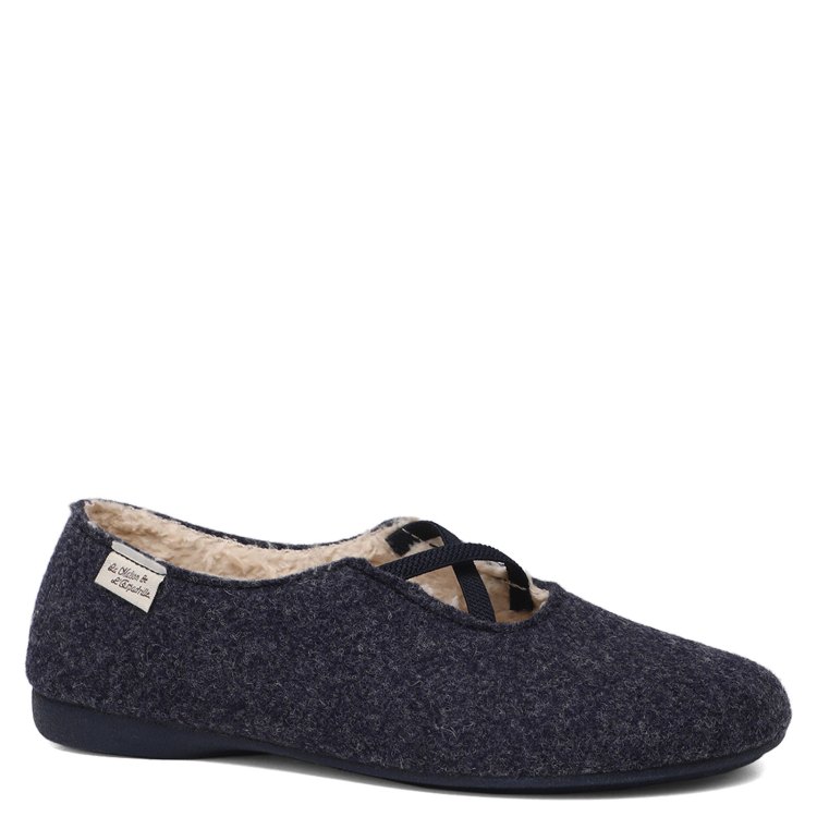 

Тапочки женские La Maison De L'espadrille 6002 синие 36 EU, Синий, 6002