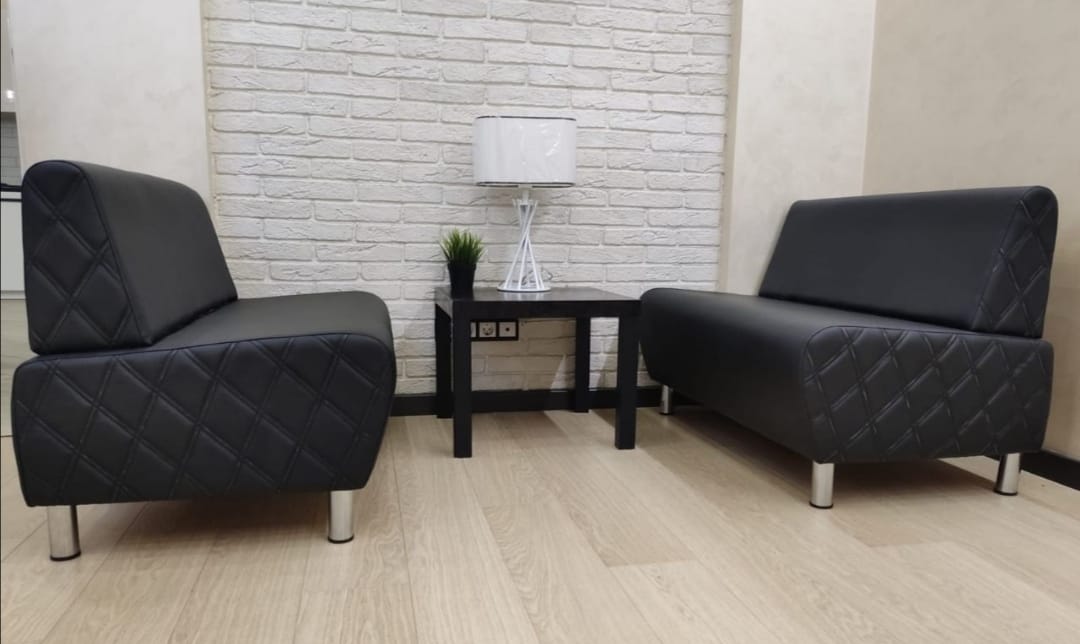 Диван Lakshmi экокожа, 110х67х73, Черный