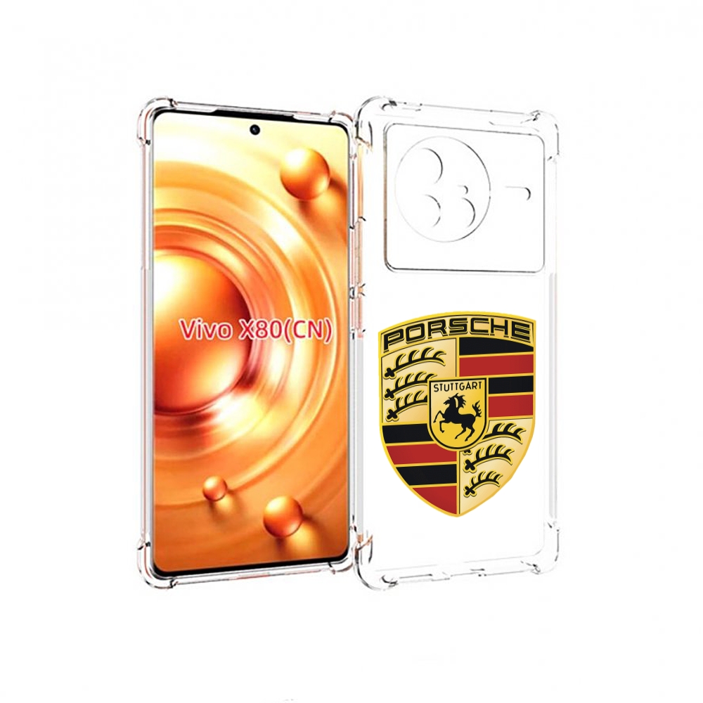 

Чехол Mypads Porsche 5 Мужской Для Vivo X80, Прозрачный, Tocco
