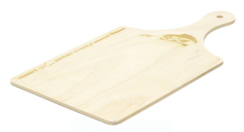 Доска разделочная дер. с ручкой P90 СЛЕДОПЫТ