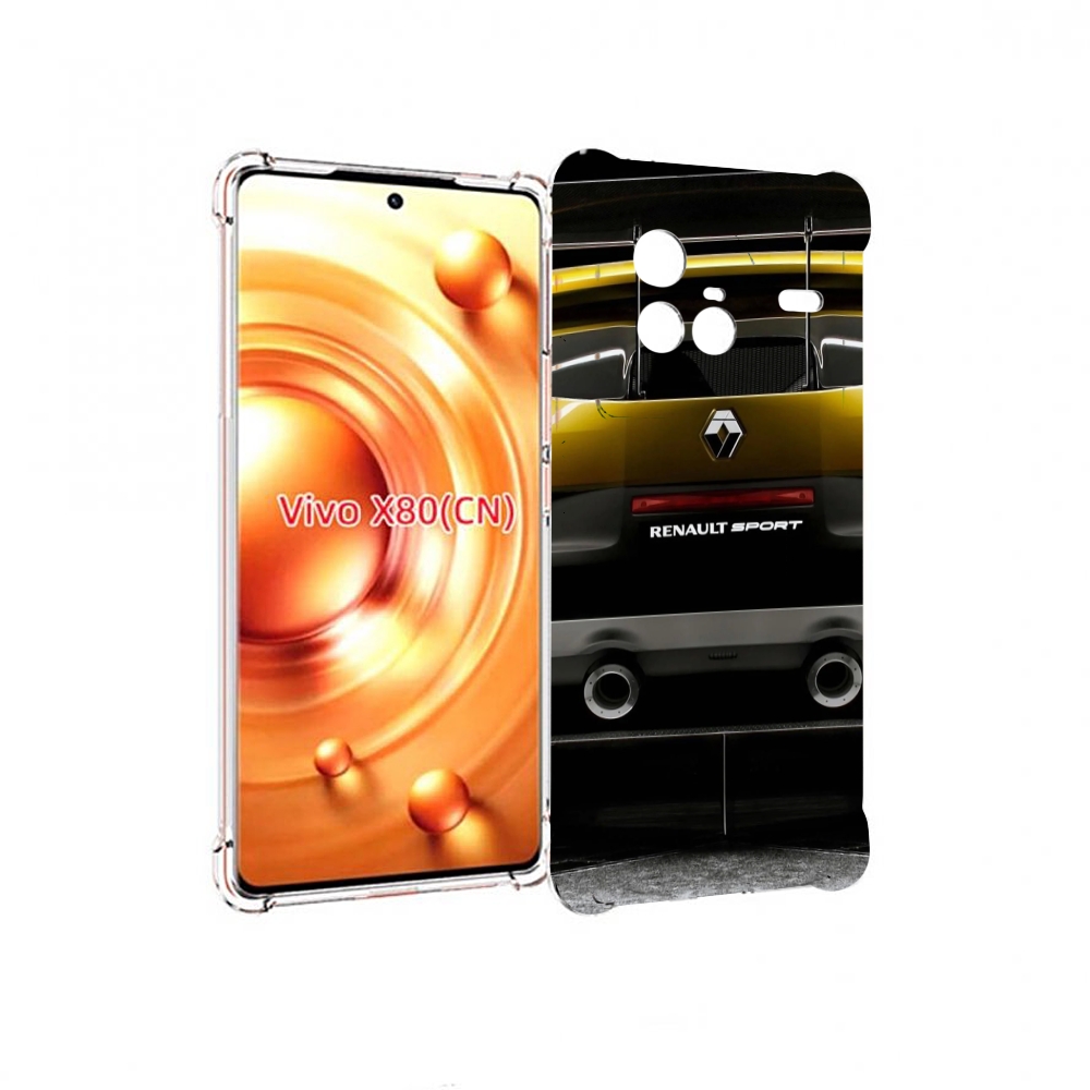 

Чехол Mypads Renault 3 Мужской Для Vivo X80, Прозрачный, Tocco