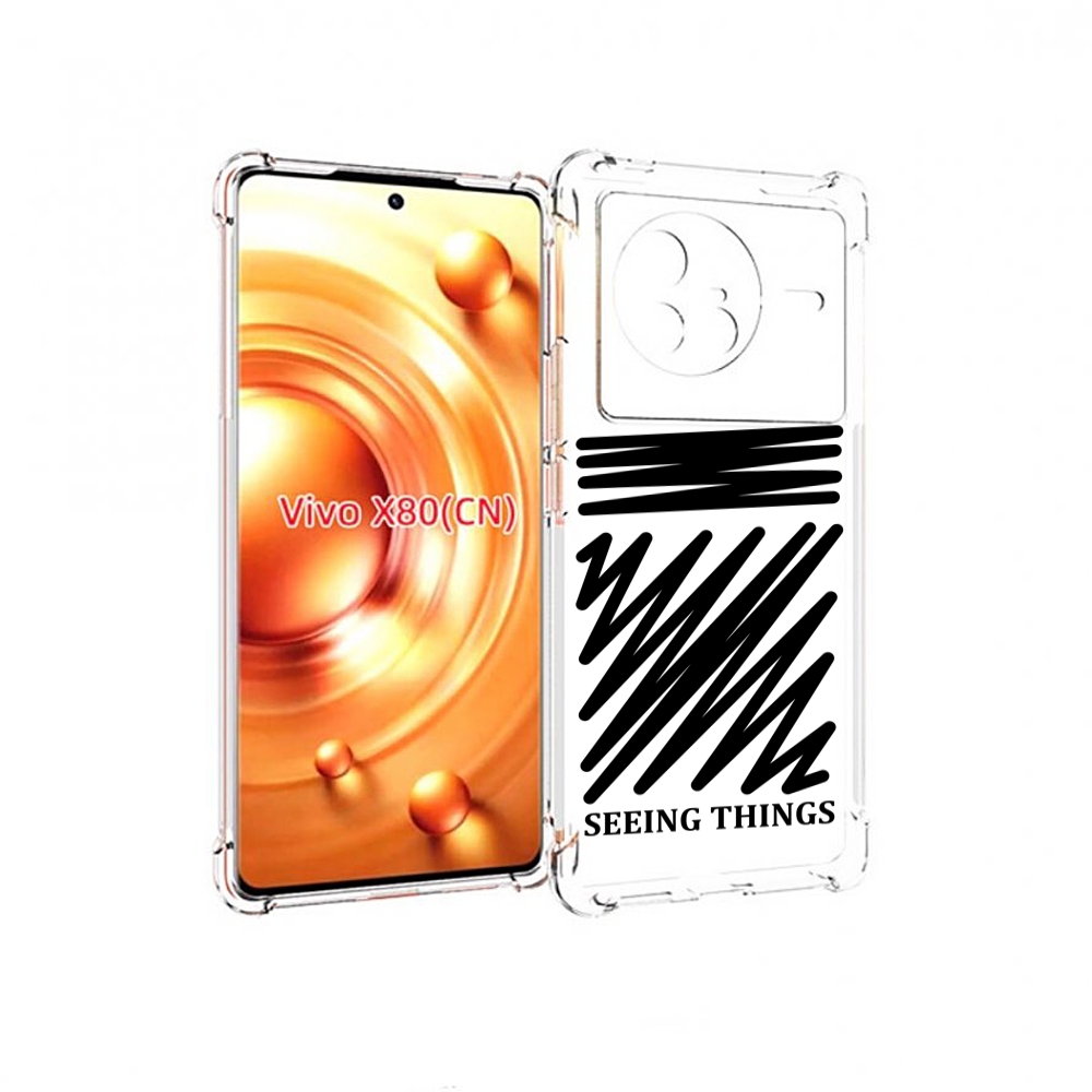 

Чехол Mypads Seeing-Things Для Vivo X80, Прозрачный, Tocco