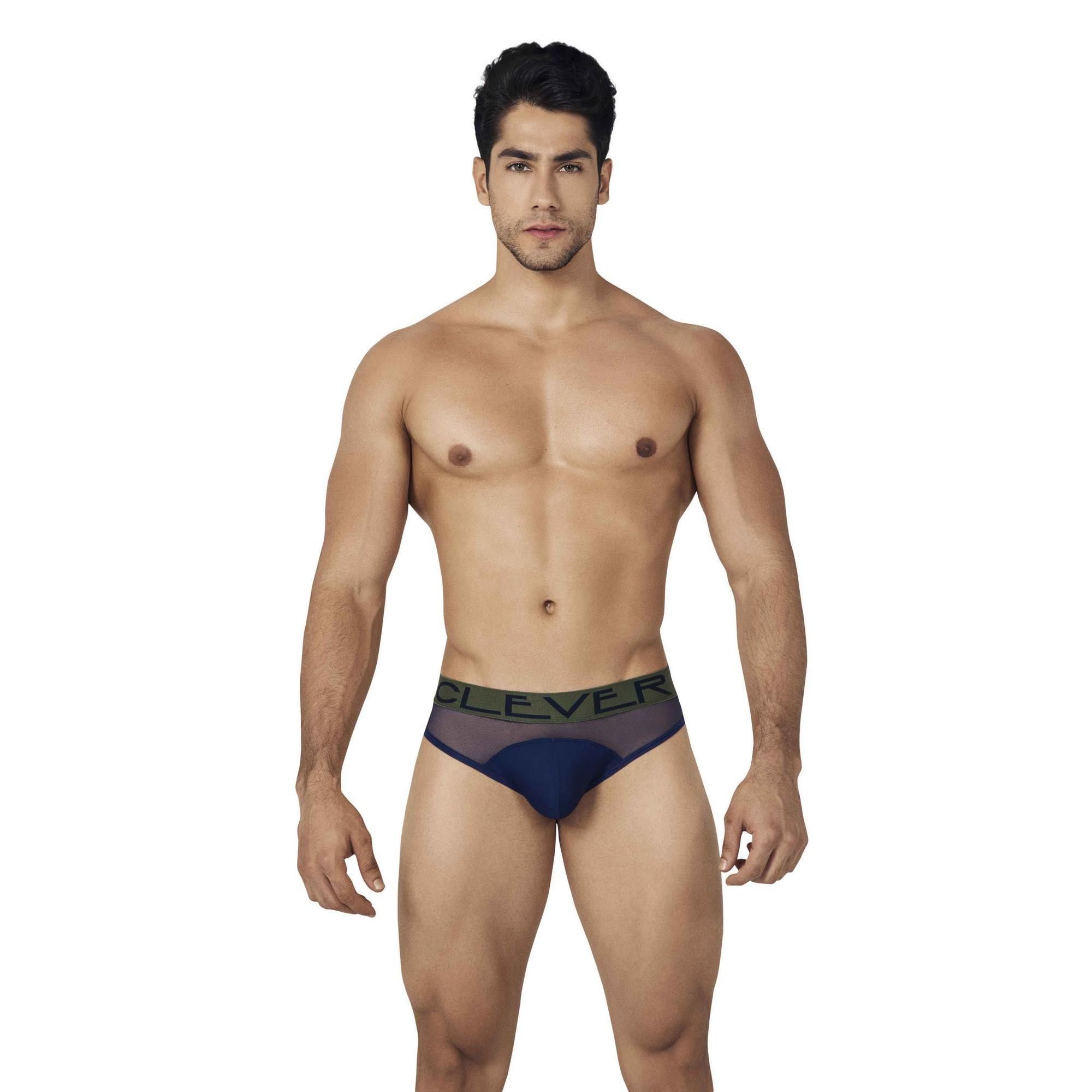 фото Мужские брифы темно-синие clever private brief 026608 xl clever masculine underwear