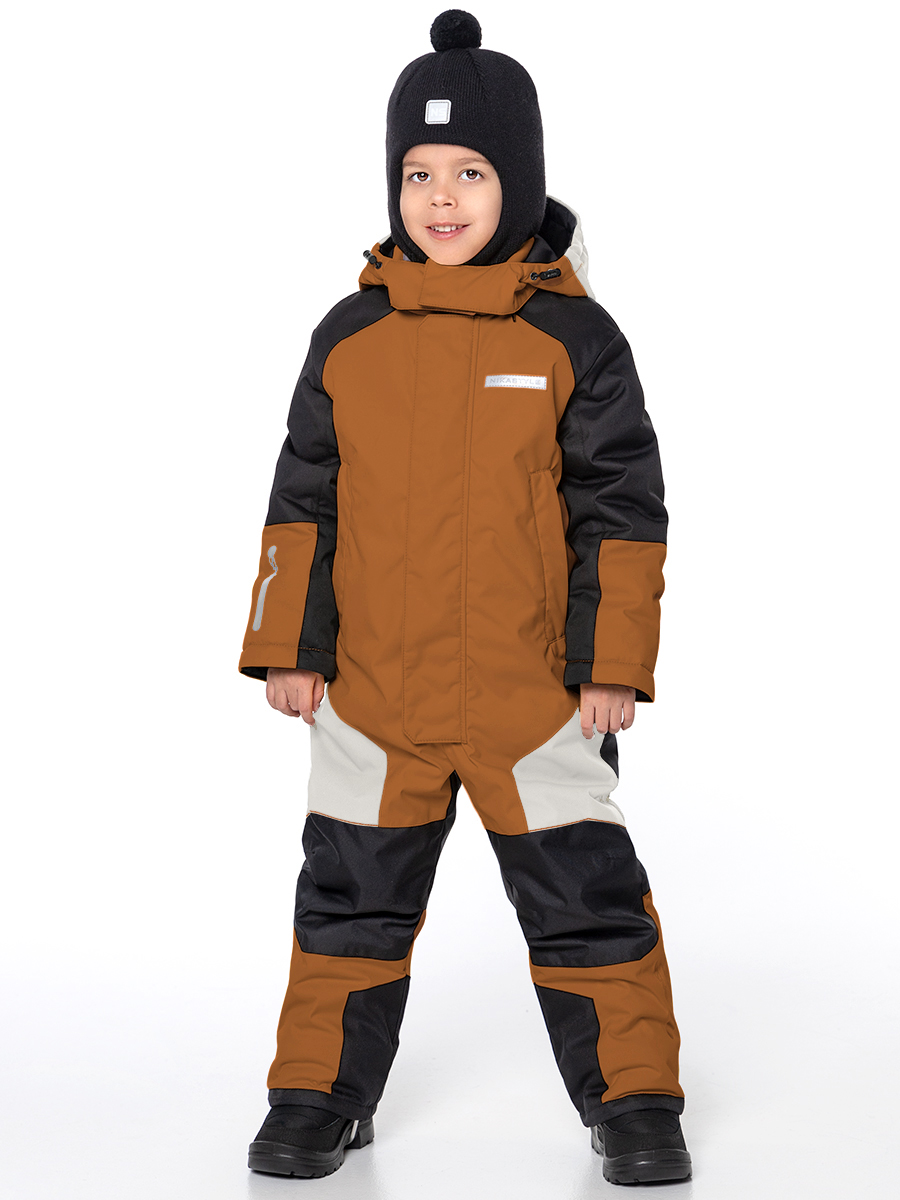 

Комбинезон детский NIKASTYLE 8з6524, кэмел/черный, 98, Коричневый;черный, 8з6524