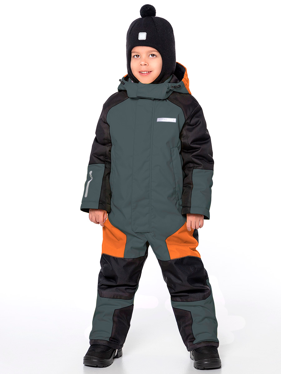 

Комбинезон детский NIKASTYLE 8з6524, мох/черный, 110, Зеленый;черный, 8з6524