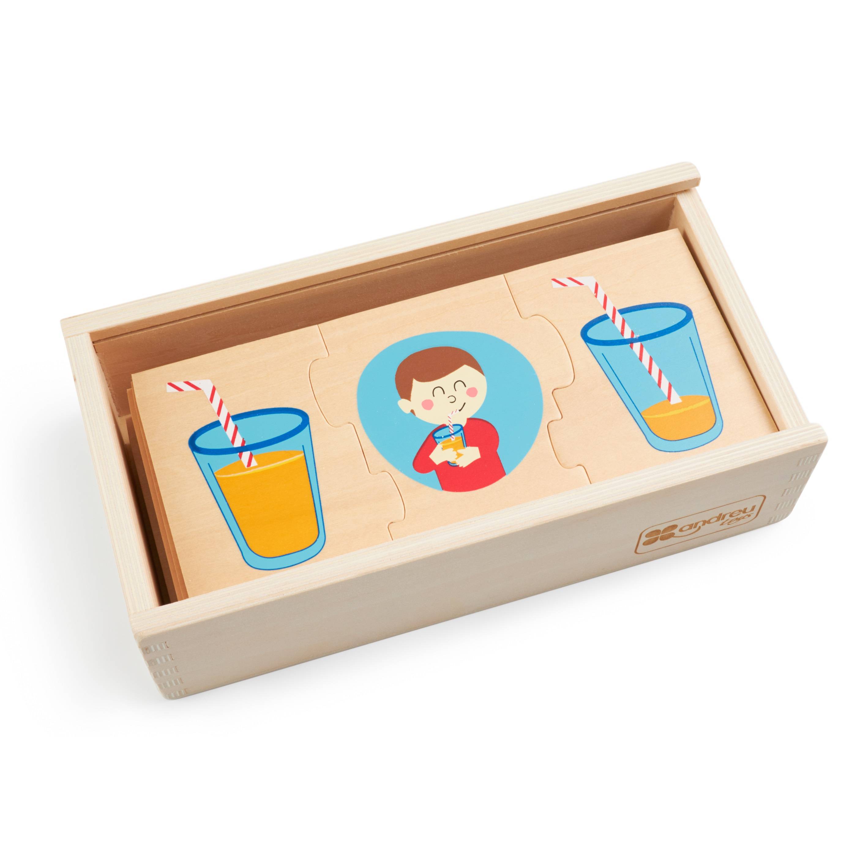 

Развивающая игра ANDREU Toys Деревянный пазл Последовательности