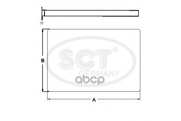 

SCT SA 1234 Салонный фильтр SA1234