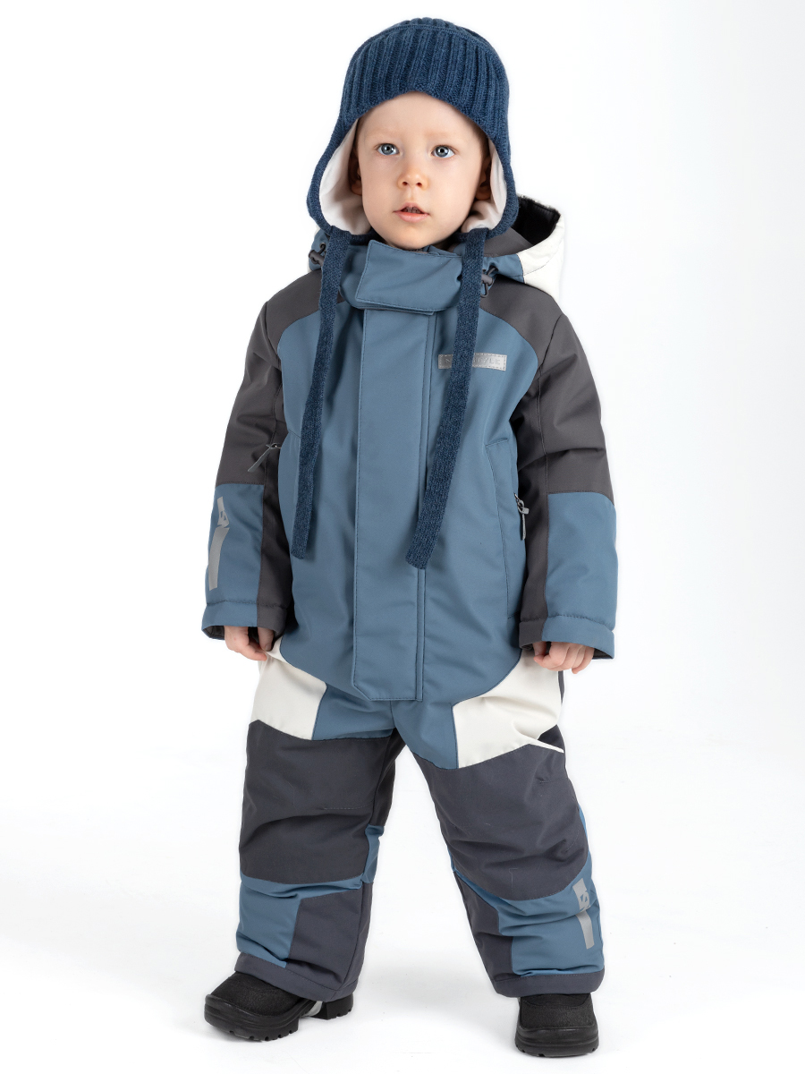 

Комбинезон детский NIKASTYLE 8з6524, туман/асфальт, 104, Синий;серый, 8з6524