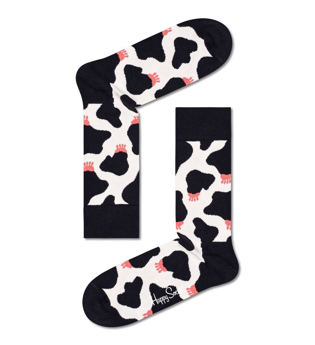 

Носки унисекс Happy Socks COW01 черный/белый 29, COW01