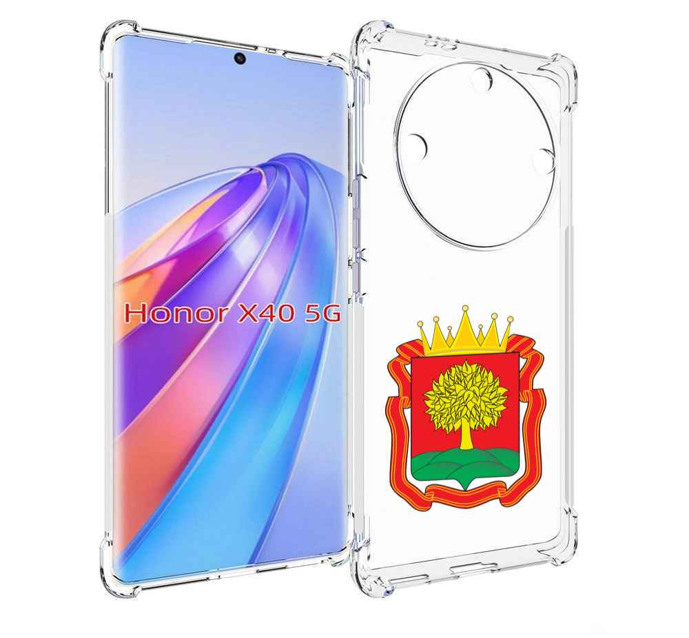 

Чехол MyPads герб-липецкая-область для Honor X40, Прозрачный, Tocco