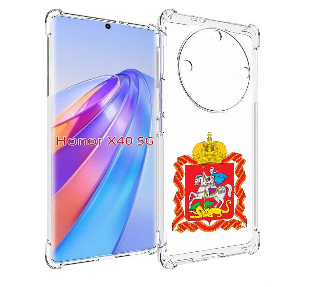 

Чехол MyPads герб-московская-область для Honor X40, Прозрачный, Tocco