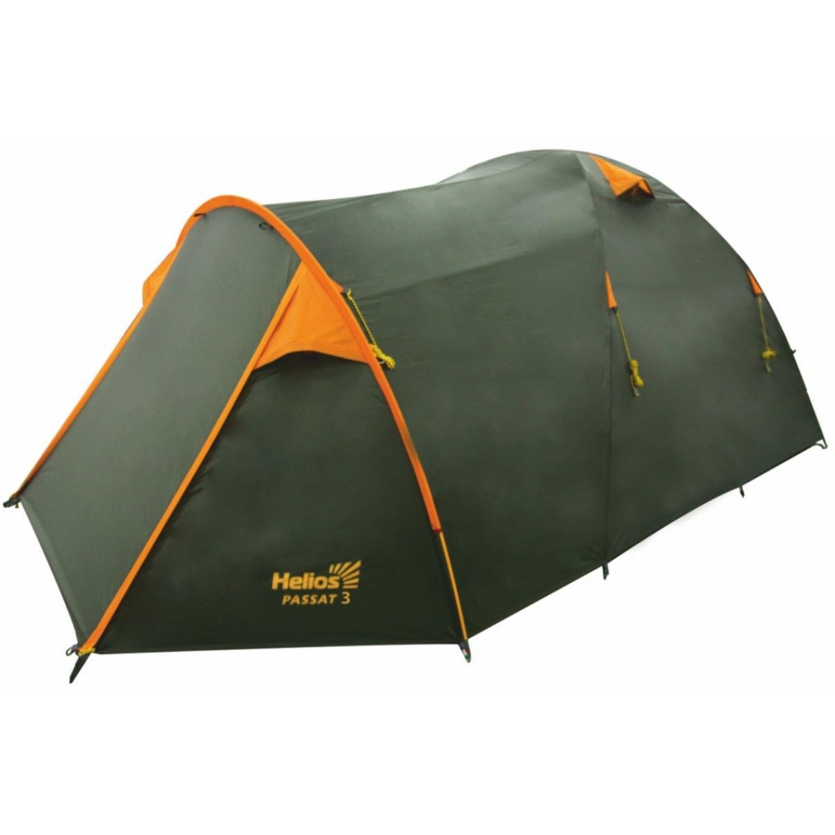 фото Палатка passat-3 helios (зеленый-оранжевый, ) тонар