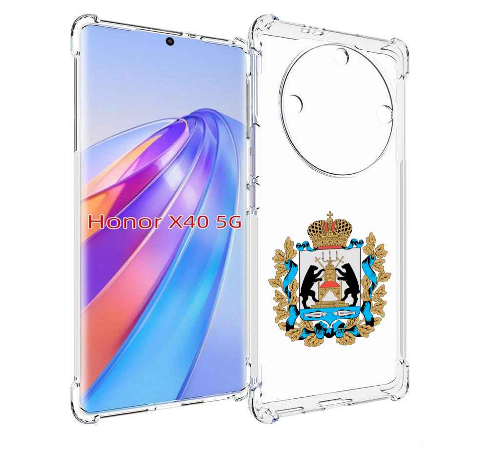 

Чехол MyPads герб-новгородская-область для Honor X40, Прозрачный, Tocco