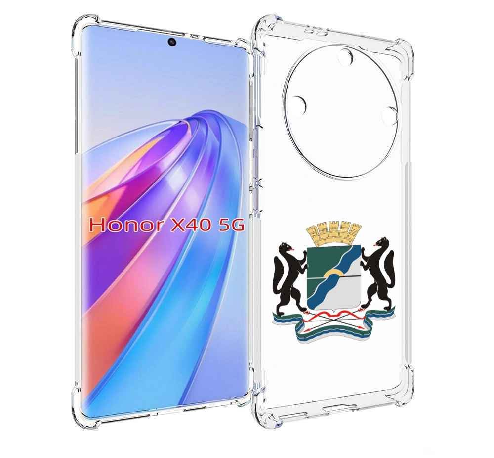 

Чехол MyPads герб-новосибирская-область для Honor X40, Прозрачный, Tocco