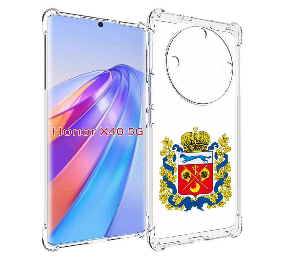 

Чехол MyPads герб-оренбургская-область для Honor X40, Прозрачный, Tocco