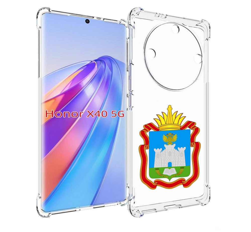 

Чехол MyPads герб-орловская-область для Honor X40, Прозрачный, Tocco