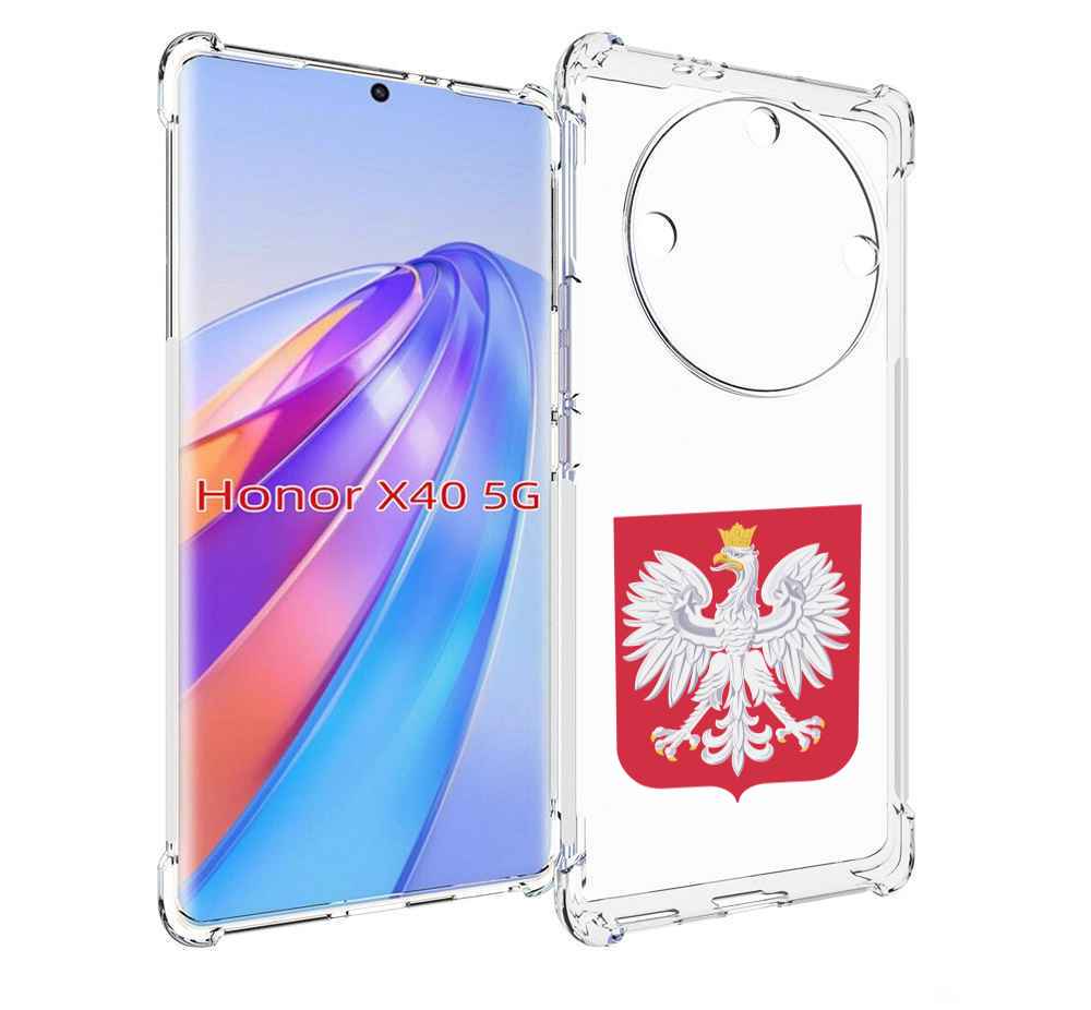 

Чехол MyPads герб-польши для Honor X40, Прозрачный, Tocco