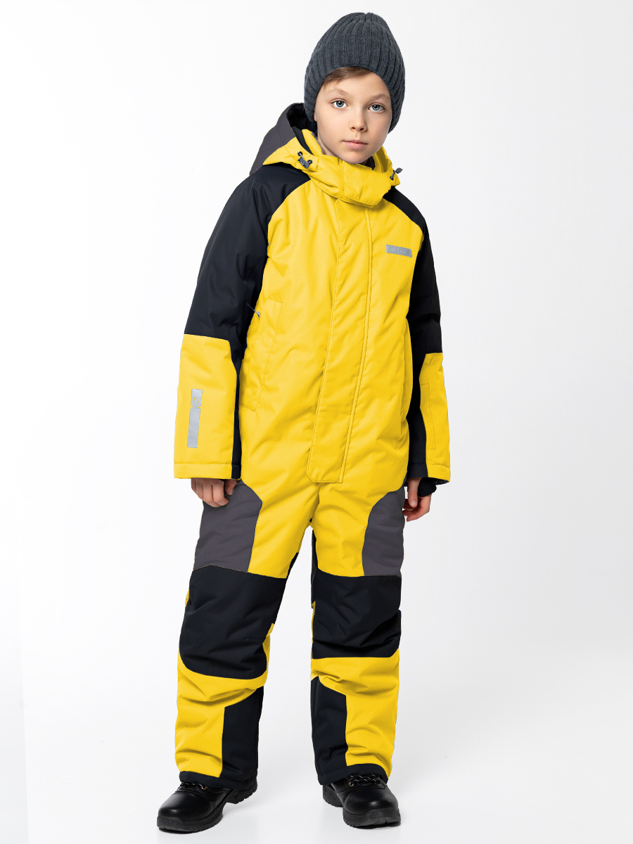

Комбинезон детский NIKASTYLE 8з6724, желтый/черный, 134, 8з6724