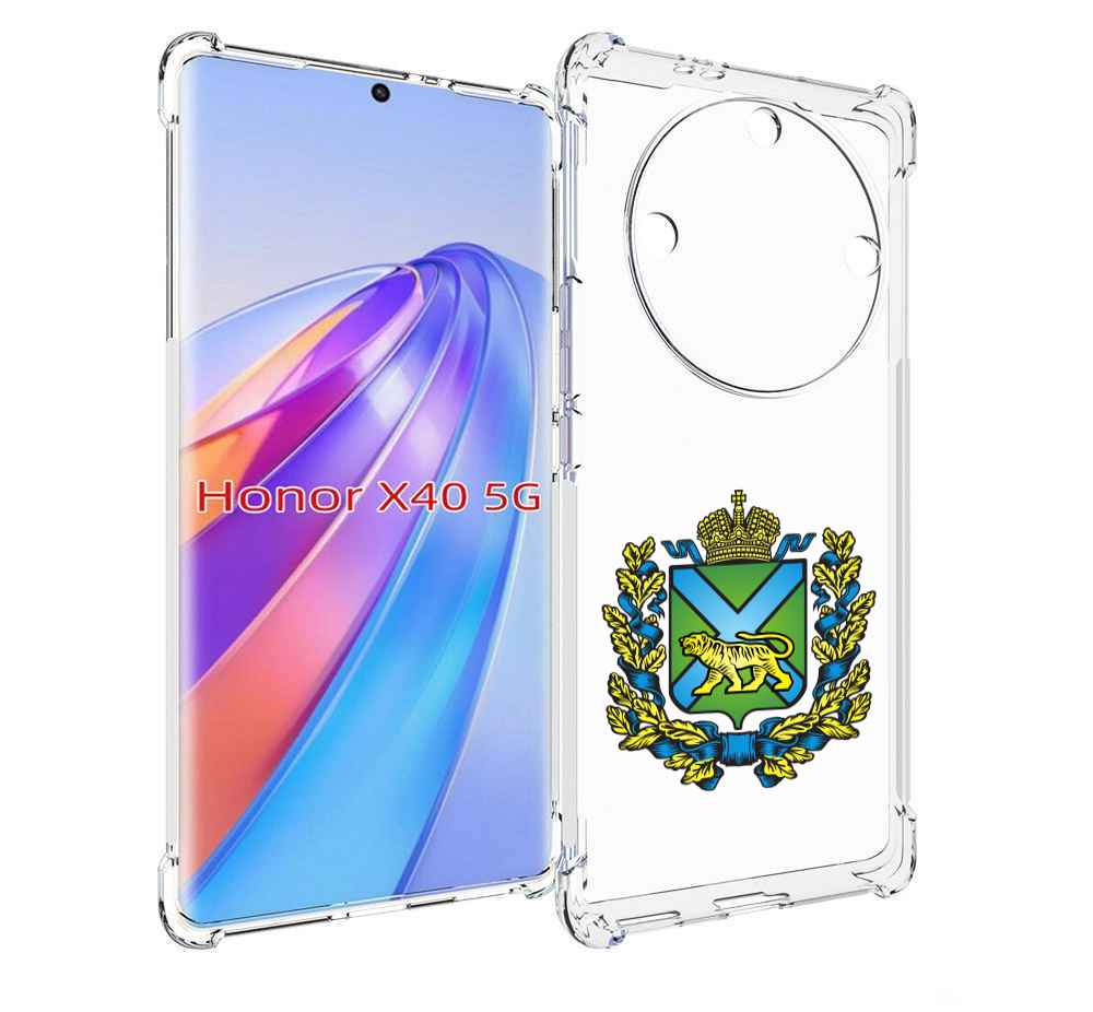 

Чехол MyPads герб-приморскии-краи для Honor X40, Прозрачный, Tocco
