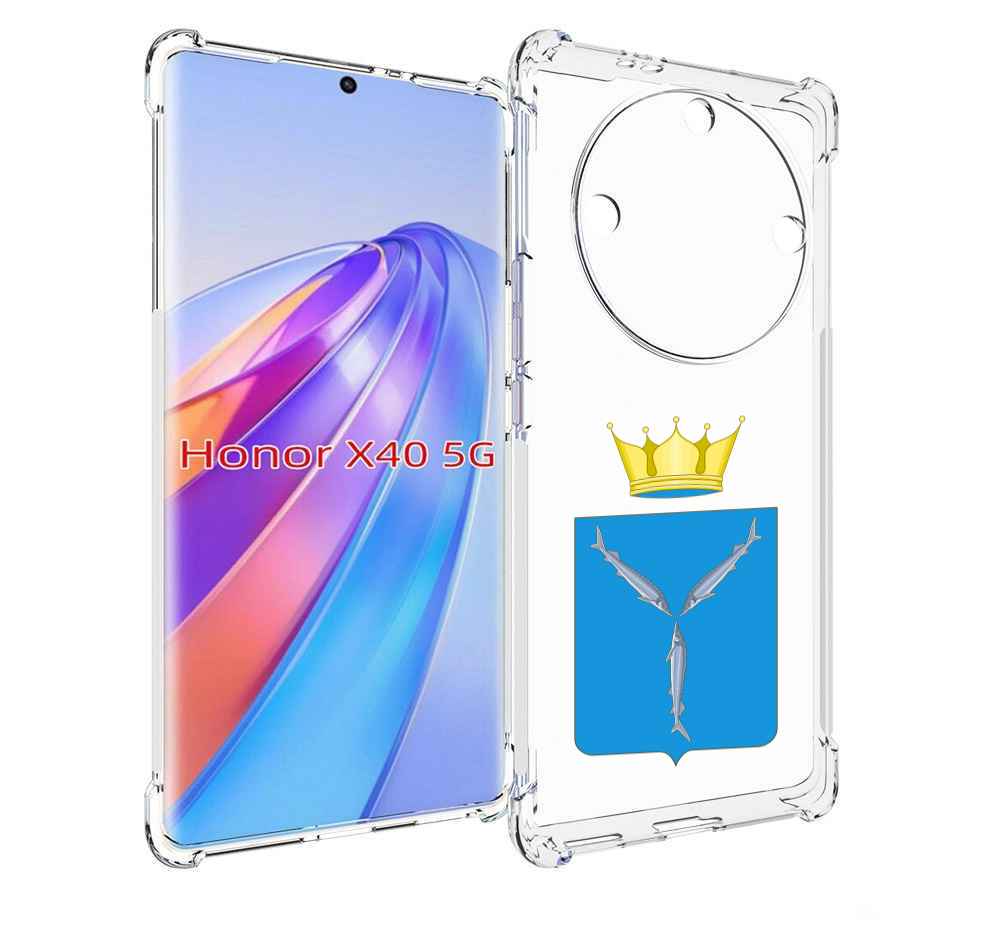 

Чехол MyPads герб-саратовская-область для Honor X40, Прозрачный, Tocco
