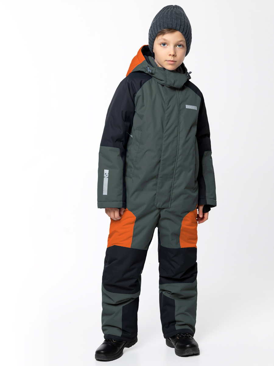 

Комбинезон детский NIKASTYLE 8з6724, мох/черный, 128, Зеленый;черный, 8з6724