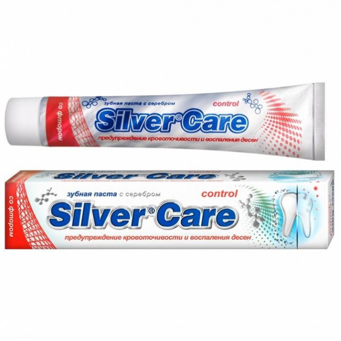 Care зубная. Зубная паста Silver Care с серебром. Зубная паста Silver Care Control со фтором. Зубная паста детская Silver Care с серебром (от 0 до 3лет) 30мл. Зубная паста Silver, 75 мл.