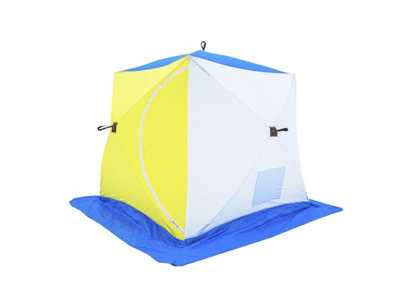 фото Палатка зимняя куб-2 трехслойная (дышащий верх) стэк (б/ц, )