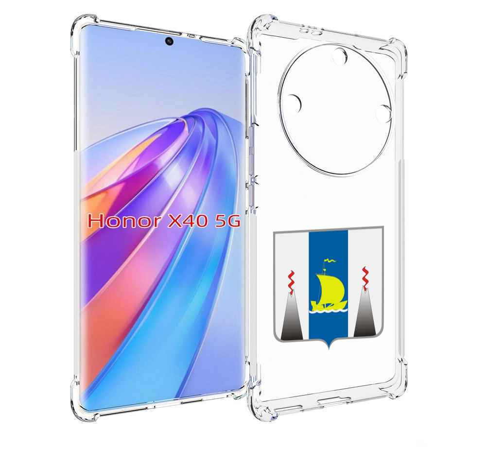 

Чехол MyPads герб-сахалиснкои-области для Honor X40, Прозрачный, Tocco