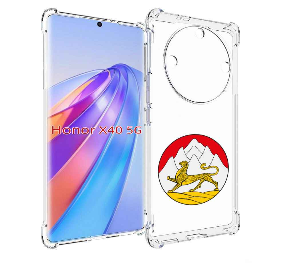 

Чехол MyPads герб-северная-осетия для Honor X40, Прозрачный, Tocco
