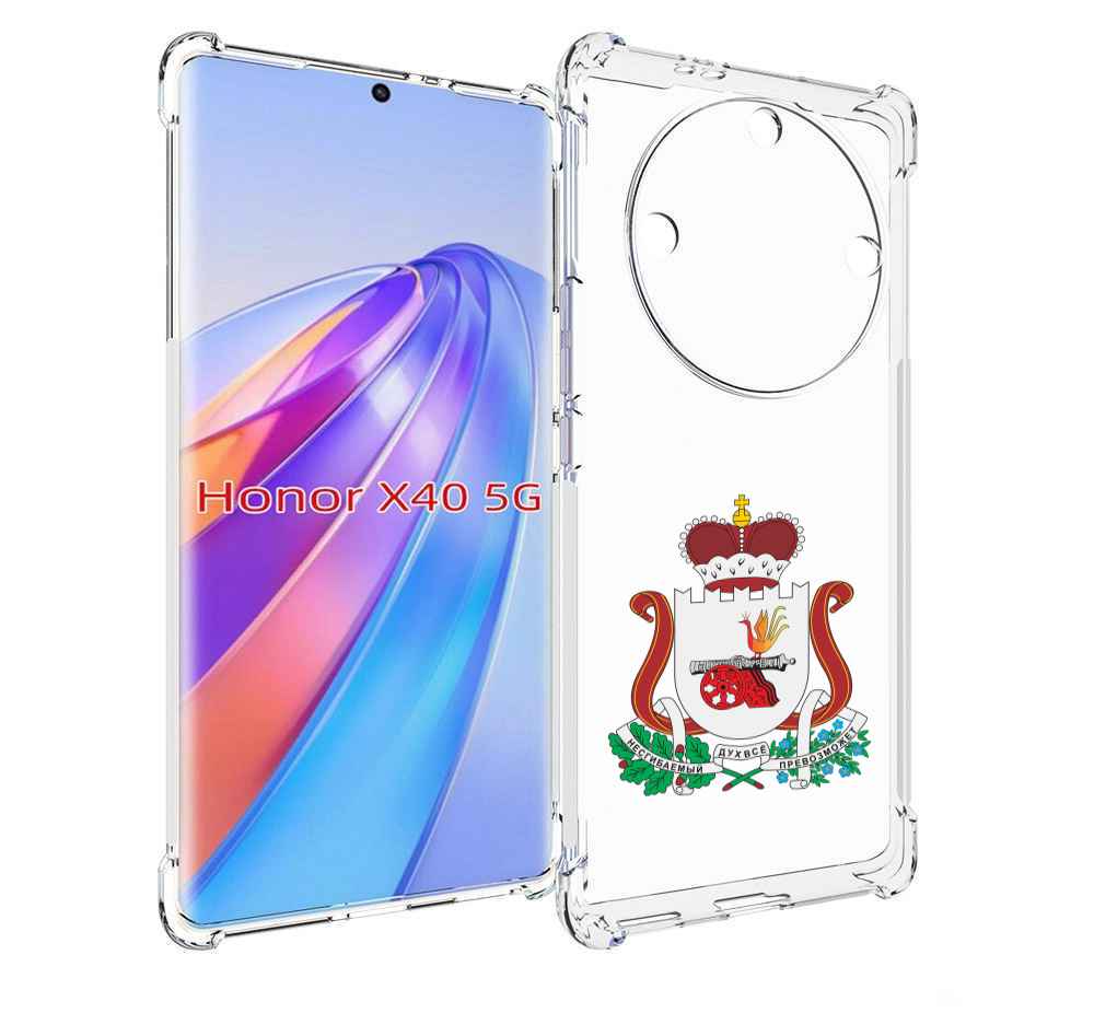 

Чехол MyPads герб-смоленскои-области для Honor X40, Прозрачный, Tocco